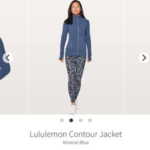 Lululemon Contour Jacket, mineral blue